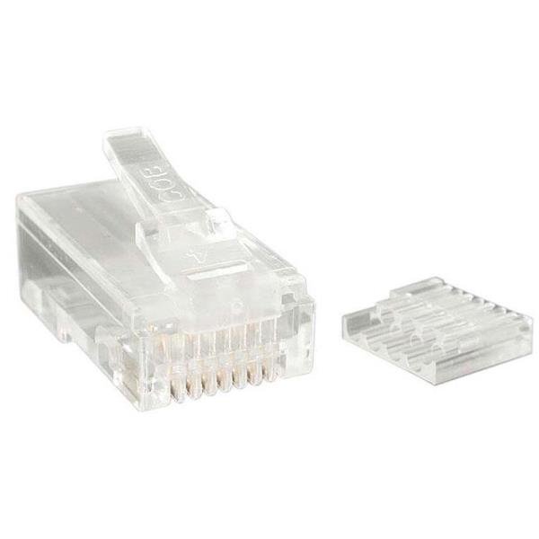 StarTech.com Connettore Modulare intrecciato RJ45 Cat6 - Confezione da 50 unita' - Connettore di rete - RJ-45 (M) - CAT 6 - bloccato - trasparente (pacchetto di 50) - per P/N: R300WN22MO5E, R300WN22MO5G, R300WN22MOD, R300WN22MOD5, R300WN22ODE, R300WN22ODG