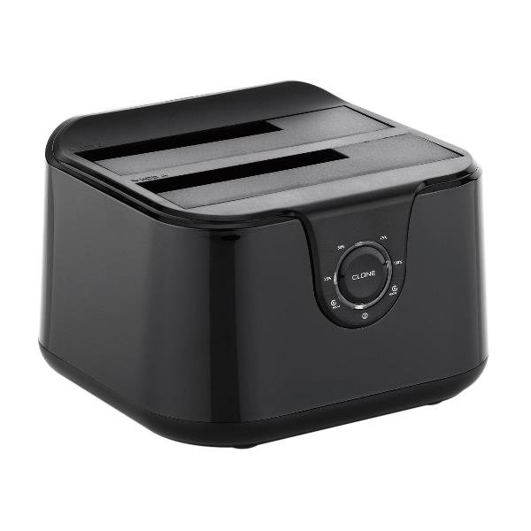 CONCEPTRONIC DONN12B DOCKING STATION PER DISCO FISSO USB 3.2 GEN.1 DOPPIO ALLOGGIAMENTO BLACK