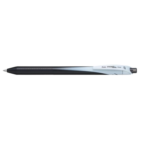 Roller a scatto Energel Slim - punta 0,7 mm - nero - Pentel - value pack 20+4 pezzi