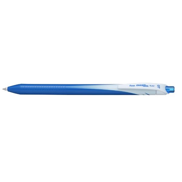 Roller a scatto Energel Slim - punta 0,7 mm - blu - Pentel - value pack 20+4 pezzi