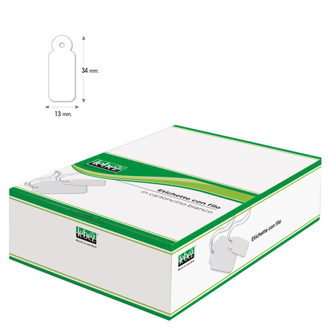 Etichette con filo A386 - 13 x 34 …