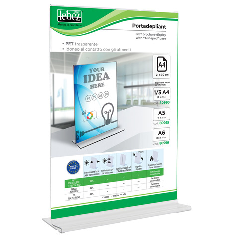 Portadepliant con base a T - A4 - …