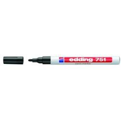 edding 751 paint - Marcatore - permanente - nero - inchiostro pigmentato - 1-2 mm