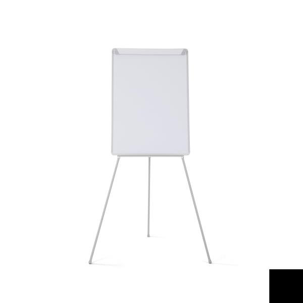 Bi-Office - Cavalletto - a pavimento - 700 x 1000 mm - acciaio - non magnetico - cornice grigia