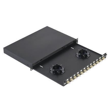 PANDUIT CASS.FO 1U CON 24 LCD SM NERO