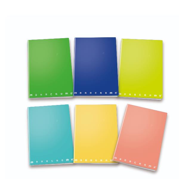 Maxiquaderno Monocromo Green Pigna - A4 - 5mm c/ margine - 42 fogli - 80gr - Pigna