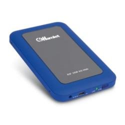 Hamlet HXD25U3MBL - Box esterno con Indicatore dati, indicatore di alimentazione, OTB (OneTouchEasy-Button) - 2.5" - SATA 3Gb/s - USB 3.0 - blu