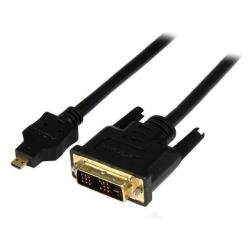 StarTech.com Cavo Micro HDMI a DVI-D 1 m - M/M - Cavo adattatore - DVI-D maschio a micro HDMI maschio - 1 m - schermato - nero
