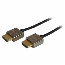 StarTech.com Cavo HDMI ad alta velocità sottile - Cavo HDMI Ultra HD 4k x 2k da 2m - HDMI - M/M - Cavo HDMI Professionale 2m - Cavo HDMI - HDMI maschio a HDMI maschio - 2 m - a doppia schermatura - nero - supporto 4K