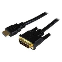 StarTech.com Cavo adattatore HDMI a DVI-D da 150 cm - Cavo connettore presa HDMI a presa DVI Maschio/Maschio - nero - Cavo adattatore - DVI-D maschio a HDMI maschio - 1.5 m - schermato - nero
