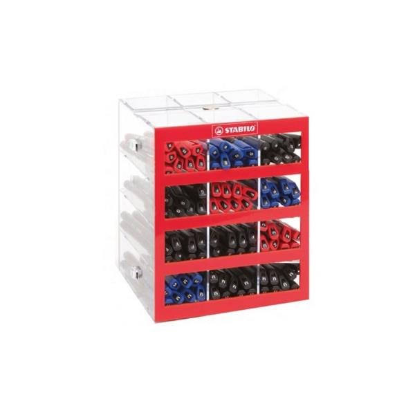 STABILO CUBO OHPEN ESPOSITORE MARCATORE PERMANENTE PUNTA AD AGO TRATTO 0.4/1 mm COLORI ASSORTITI CONF 120 Pz.