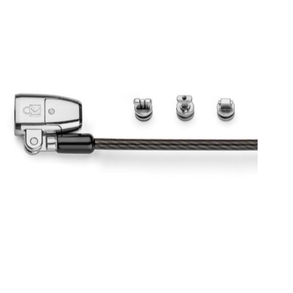 KENSINGTON LUCCHETTO CON CHIAVE CLICKSAFE 2.0 3 IN 1 PER DISPOSITIVI CON SLOT T-BAR STANDARD NANO O WEDGE CAVO 1.8 MT NERO