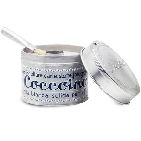 Colla in pasta - barattolo in alluminio - 125 gr - bianco - Coccoina