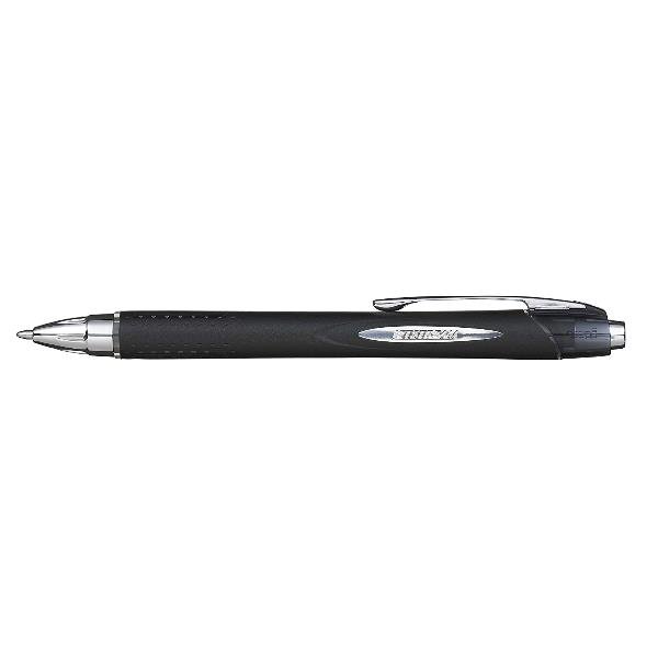 Uni-ball JETSTREAM RT - Penna a sfera - nero - inchiostro pigmentato - 1 mm - medio - retrattile