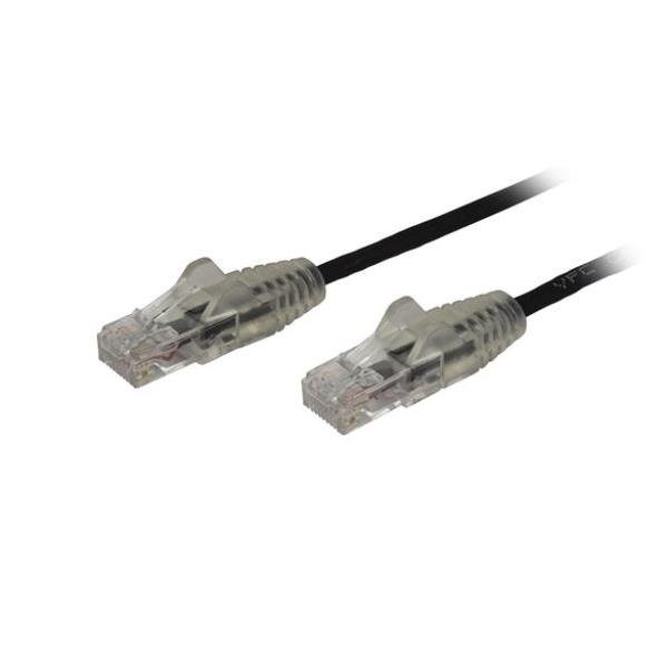 StarTech.com Cavo di Rete Ethernet Snagless CAT6 da 2m - Cavo Patch antigroviglio slim RJ45 - Nero - Cavo patch - RJ-45 (M) a RJ-45 (M) - 2 m - CAT 6 - antiaggrovigliamento - nero