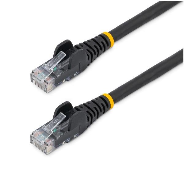 StarTech.com Cavo Ethernet Cat 6 UTP da 2m - Cavo di rete lan Cat6 10 Gigabit 100W PoE LSZH - Cavo patch antigroviglio Nero (N6LPATCH2MBK) - Cavo patch - RJ-45 (M) a RJ-45 (M) - 2 m - 6 mm - UTP - CAT 6 - antiaggrovigliamento - nero