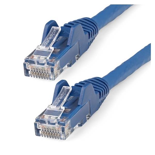 StarTech.com Cavo Ethernet Cat 6 UTP da 2m - Cavo di rete lan Cat6 10 Gigabit 100W PoE LSZH - Cavo patch antigroviglio Blu (N6LPATCH2MBL) - Cavo patch - RJ-45 (M) a RJ-45 (M) - 2 m - 6 mm - UTP - CAT 6 - antiaggrovigliamento - blu