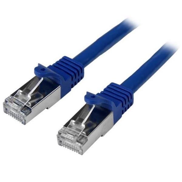 StarTech.com Cavo di rete Cat6 Ethernet Gigabit - Cavo Patch RJ45 SFTP da 1m - Blu - Cavo patch - RJ-45 (M) a RJ-45 (M) - 1 m - SFTP - CAT 6 - stampato, antiaggrovigliamento - blu