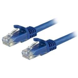 StarTech.com Cavo patch antigroviglio UTP RJ45 Cat6 Gigabit blu 10m - Cavo patch 10 m - Cavo patch - RJ-45 (M) a RJ-45 (M) - 10 m - UTP - CAT 6 - stampato, antiaggrovigliamento - blu