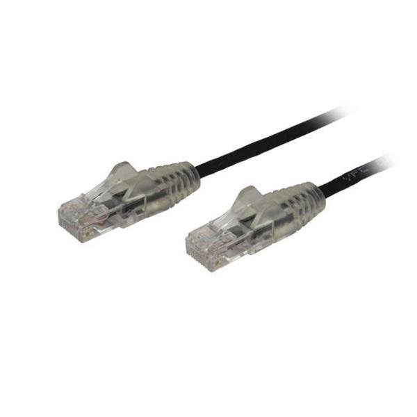 StarTech.com Cavo di Rete Ethernet Snagless CAT6 da 3m - Cavo Patch antigroviglio slim RJ45 - Nero - Cavo patch - RJ-45 (M) a RJ-45 (M) - 3 m - CAT 6 - antiaggrovigliamento - nero