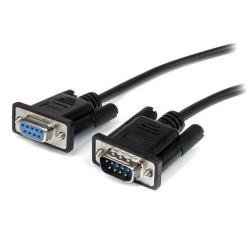 StarTech.com Cavo seriale diretto RS232 DB9 50 cm nero - M/F - Prolunga seriale - DB-9 (M) a DB-9 (F) - 50 cm - nero - per P/N: 1P3FPC-USB-SERIAL, IC232TTL, ICUSB2321F, ICUSB2324, ICUSB2324I, ICUSB232D, ICUSB232V2
