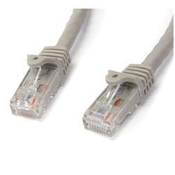 StarTech.com Cavo di rete CAT 6 - Cavo Patch Ethernet RJ45 UTP grigio da 1m antigroviglio - cavo gigabit categoria 6 - Cavo patch - RJ-45 (M) a RJ-45 (M) - 1 m - UTP - CAT 6 - antiaggrovigliamento - grigio