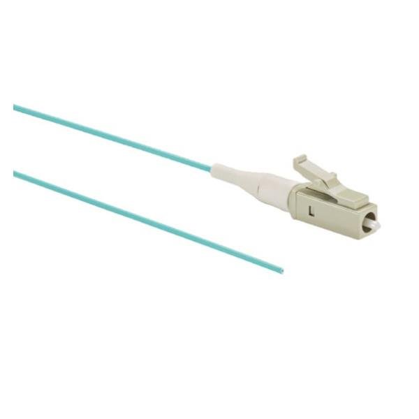 Panduit NetKey - A cavatappi - LC multi-mode (M) - 1 m - fibra ottica - 50 / 125 micron - OM4 - montante - aqua