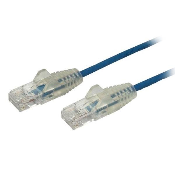 StarTech.com Cavo di Rete Ethernet Snagless CAT6 da 2m - Cavo Patch antigroviglio slim RJ45 - Blu - Cavo patch - RJ-45 (M) a RJ-45 (M) - 2 m - CAT 6 - antiaggrovigliamento - blu