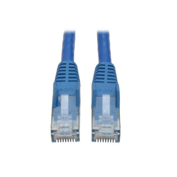 Tripp Lite 6ft Cat6 Gigabit Snagless Molded Patch Cable RJ45 M/M Blue 6' - Cavo patch - RJ-45 (M) a RJ-45 (M) - 1.83 m - UTP - CAT 6 - IEEE 802.3ba - stampato, antiaggrovigliamento, bloccato - blu