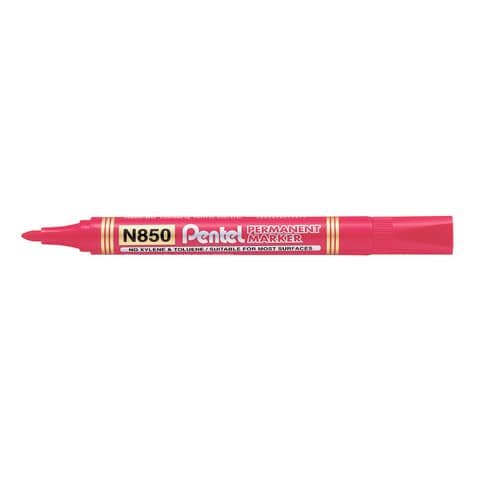 Pentel - Marcatore - permanente - rosso - inchiostro a base alcolica - 2 mm