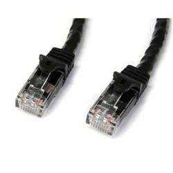 StarTech.com Cavo patch antigroviglio UTP RJ45 Gigabit Cat6 nero 3m - Cavo Gigabit 3m con funzionalità Power-over-Ethernet (N6PATC3MBK) - Cavo patch - RJ-45 (M) a RJ-45 (M) - 3 m - UTP - CAT 6 - stampato, antiaggrovigliamento - nero