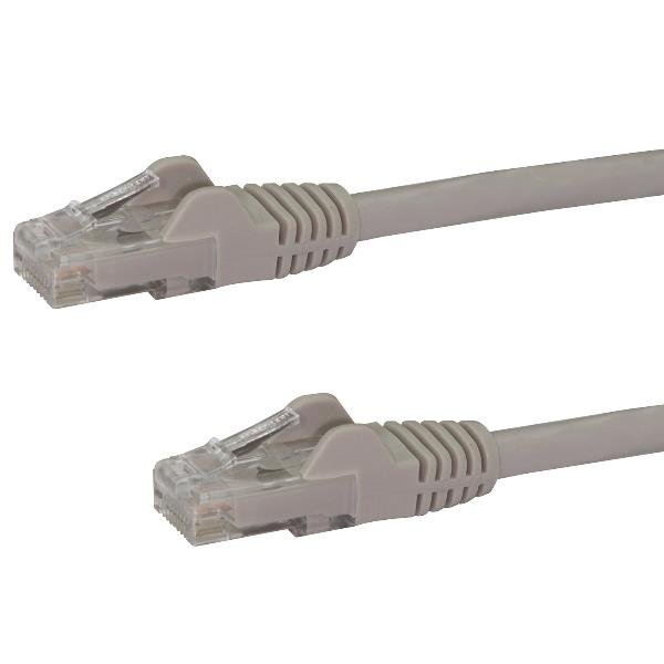 StarTech.com Cavo Ethernet CAT 6 UTP da 7.5 m - Cavo di rete Gigabit antigrovigio 24 AWG - Grigio (N6PATC750CMGR) - Cavo patch - RJ-45 (M) a RJ-45 (M) - 7.5 m - UTP - CAT 6 - antiaggrovigliamento - grigio