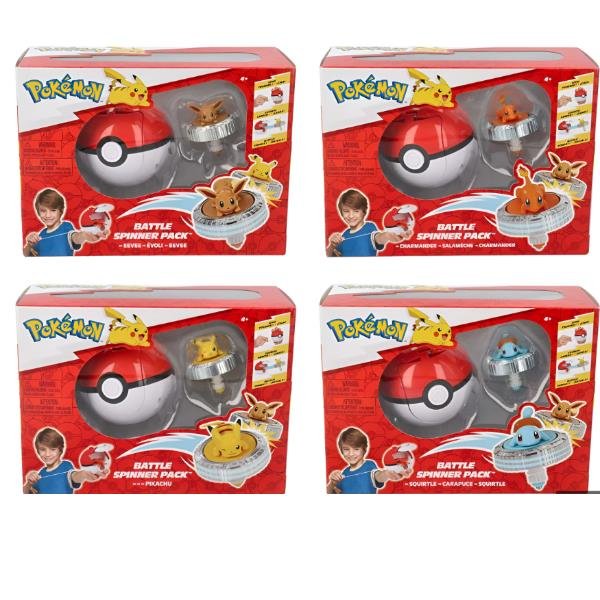 REI TOYS POKEMON TROTTOLA PERSONAGGIO E POKE BALL LANCIATORE