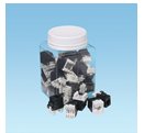 PANDUIT CF25 PRESA NETKEY RJ45U CAT.6 NERO