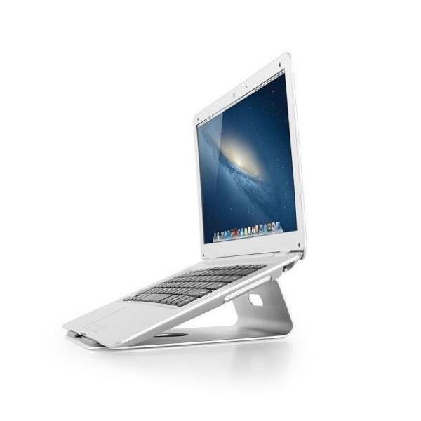 Neomounts NSLS025 - Supporto - per portatile - alluminio spazzolato - argento - dimensione schermo: 10"-17" - desktop