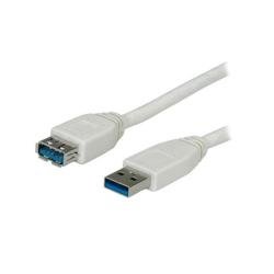 Nilox - Prolunga USB - USB Tipo A (F) a USB Tipo A (M) - USB 3.0 - 80 cm - bianco