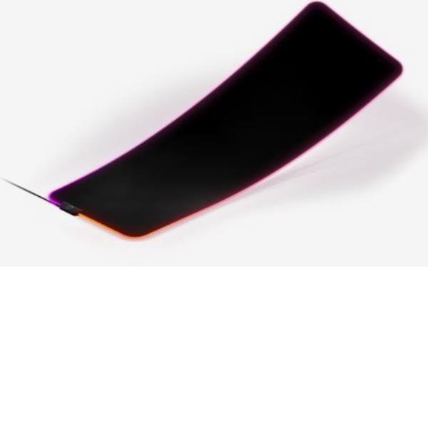 STEELSERIES QCK PRISM CLOTH XL TAPPETINO PER MOUSE GAMING RGB A 2 ZONE 900 x 300mm NERO