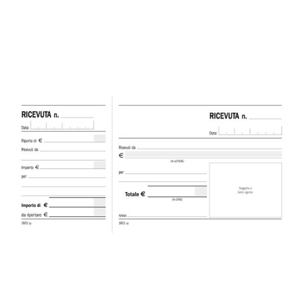 Blocco ricevute generiche madre figlia - 100 pagine …