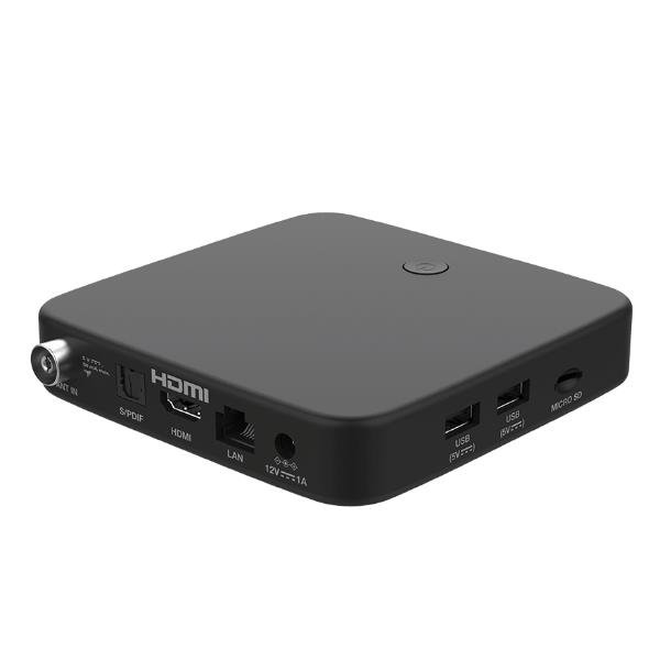 STRONG SRT420 4K UHD 2 IN 1 SMART TV BOX ANDROID E DECODER DVB-T2 HEVC265 PER VEDERE I TUOI PROGRAMMI PREFERITI NETFLIX DAZN PRIME VIDEO