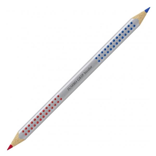 Matita bicolore triangolare Jumbo Grip 1109-10 - rosso/blu …