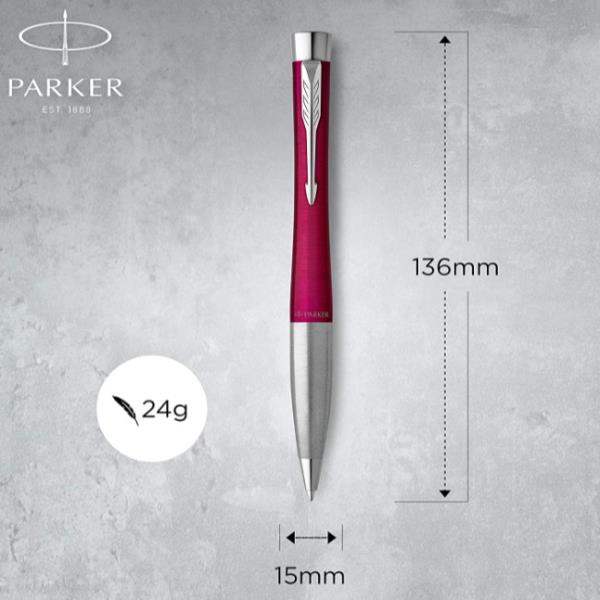 Penna sfera Twist Urban Vibrant Magenta CT - punta M - Parker