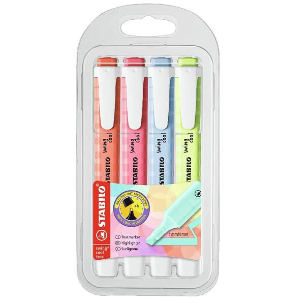 Evidenziatore Swing Cool Pastel - punta scalpello - …