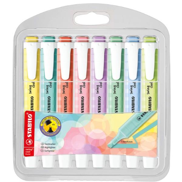 Evidenziatore Swing Cool Pastel - punta a scalpello …