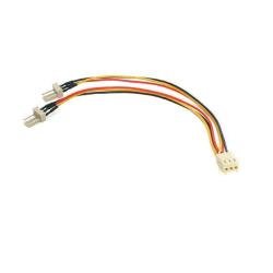 StarTech.com Cavo splitter di alimentazione ventola TX3 da 15 cm - Splitter alimentazione ventola - 3 PIN internal power (F) a 3 PIN internal power (M) - 15 cm - per P/N: FAN12025PWM, FAN5X1TX3, FAN8025PWM