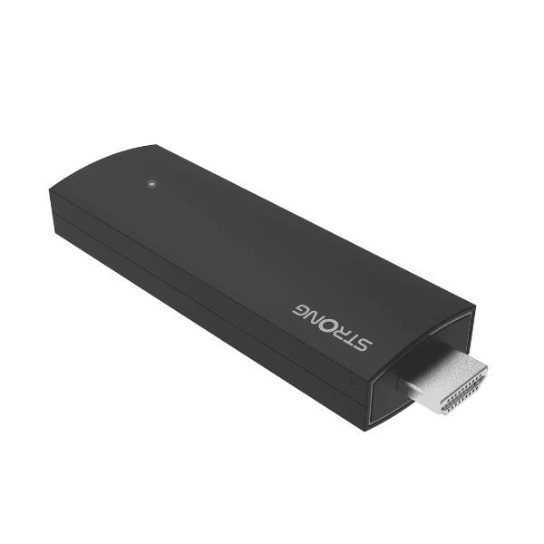 STRONG BOX ANDROID STICK TV 4K UHD HDMI GOOGLE TV GOOGLE PLAY STORE NETFLIX PRIME VIDEO DISNEY+ TOU TUBE CHROMECAST BLACK