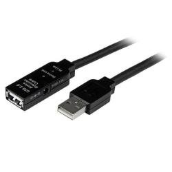 StarTech.com Cavo prolunga USB 2.0 attivo - Cavo amplificato USB 2.0 - 10m Maschio/Femmina - Prolunga USB - USB (F) a USB (M) - USB 2.0 - 10 m - attivo - nero - per P/N: LTUB1MBK, SVA5H2NEUA, UUSBOTG