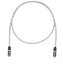 Panduit TX6 10Gig - Cavo patch - RJ-45 (M) a RJ-45 (M) - 10 m - STP - CAT 6a - schermato, bloccato - grigio internazionale