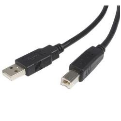 StarTech.com Cavo USB 2.0 certificato da A a B - M/M da 1,8m - Cavo USB - USB (M) a USB Tipo B (M) - USB 2.0 - 1.8 m - stampato - nero - per P/N: RKCOND17HD, SV431DL2DU3A, SV431DPDDUA2, USB2001EXT2NA, USB2002EXT2NA, USB2004EXT2NA