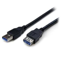 StarTech.com Cavo di prolunga USB 3.0 SuperSpeed da 1 m A ad A nero - M/F - Prolunga USB - USB Tipo A (M) a USB Tipo A (F) - USB 3.0 - 1 m - nero - per P/N: BNDDKT30CAHV, SV211DPUA4K, SV211HDUA4K, USB2001EXT2NA, USB2002EXT2NA, USB2004EXT2NA