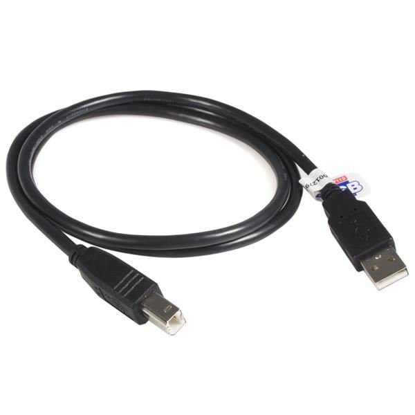 StarTech.com Cavo USB 2.0 da A a B certificato da 3m - Maschio/Maschio - Cavo USB - USB (M) a USB Tipo B (M) - USB 2.0 - 3 m - stampato - nero - per P/N: RKCOND17HD, SV431DL2DU3A, SV431DPDDUA2, USB2001EXT2NA, USB2002EXT2NA, USB2004EXT2NA